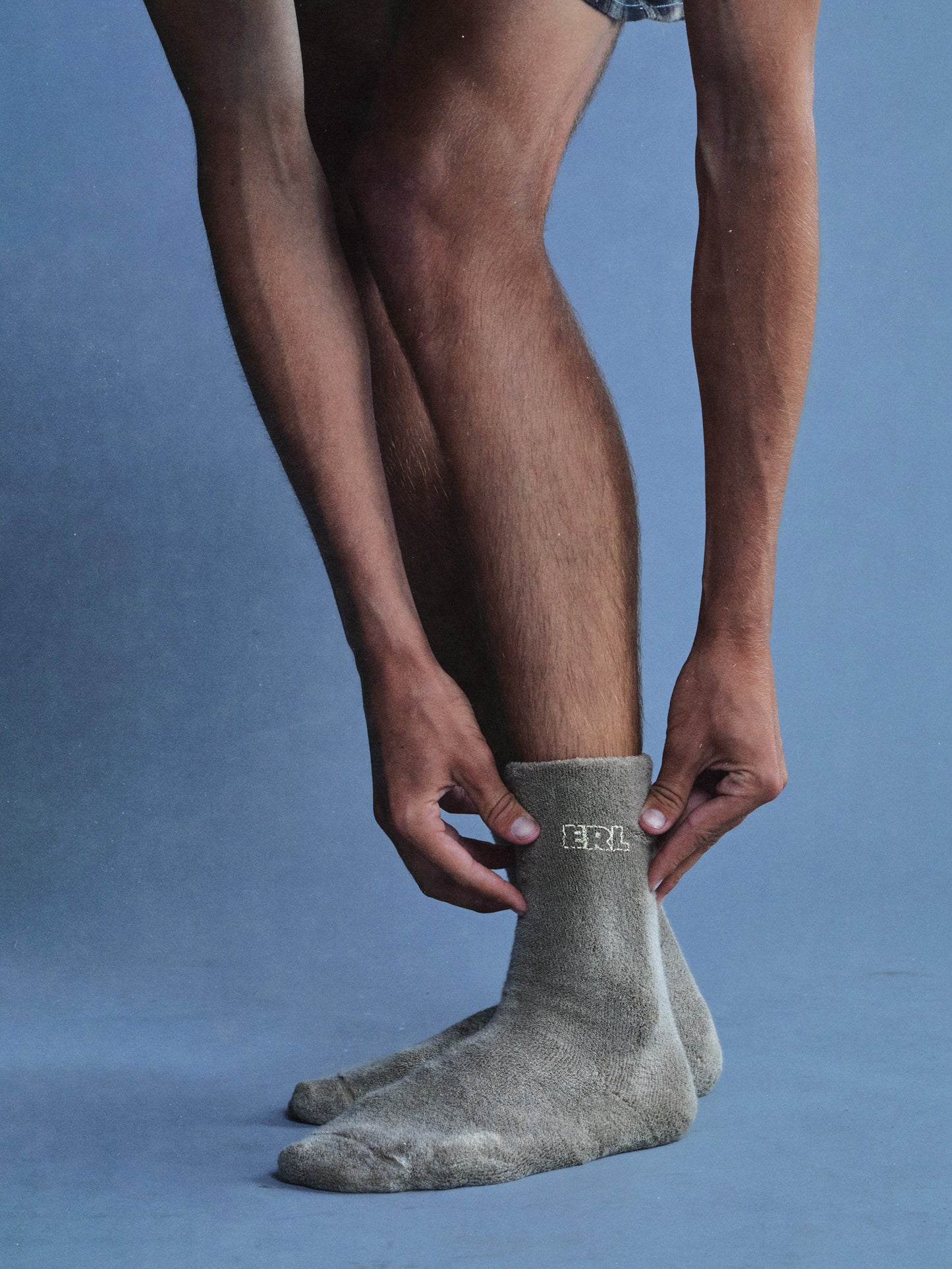 khaki soft sock