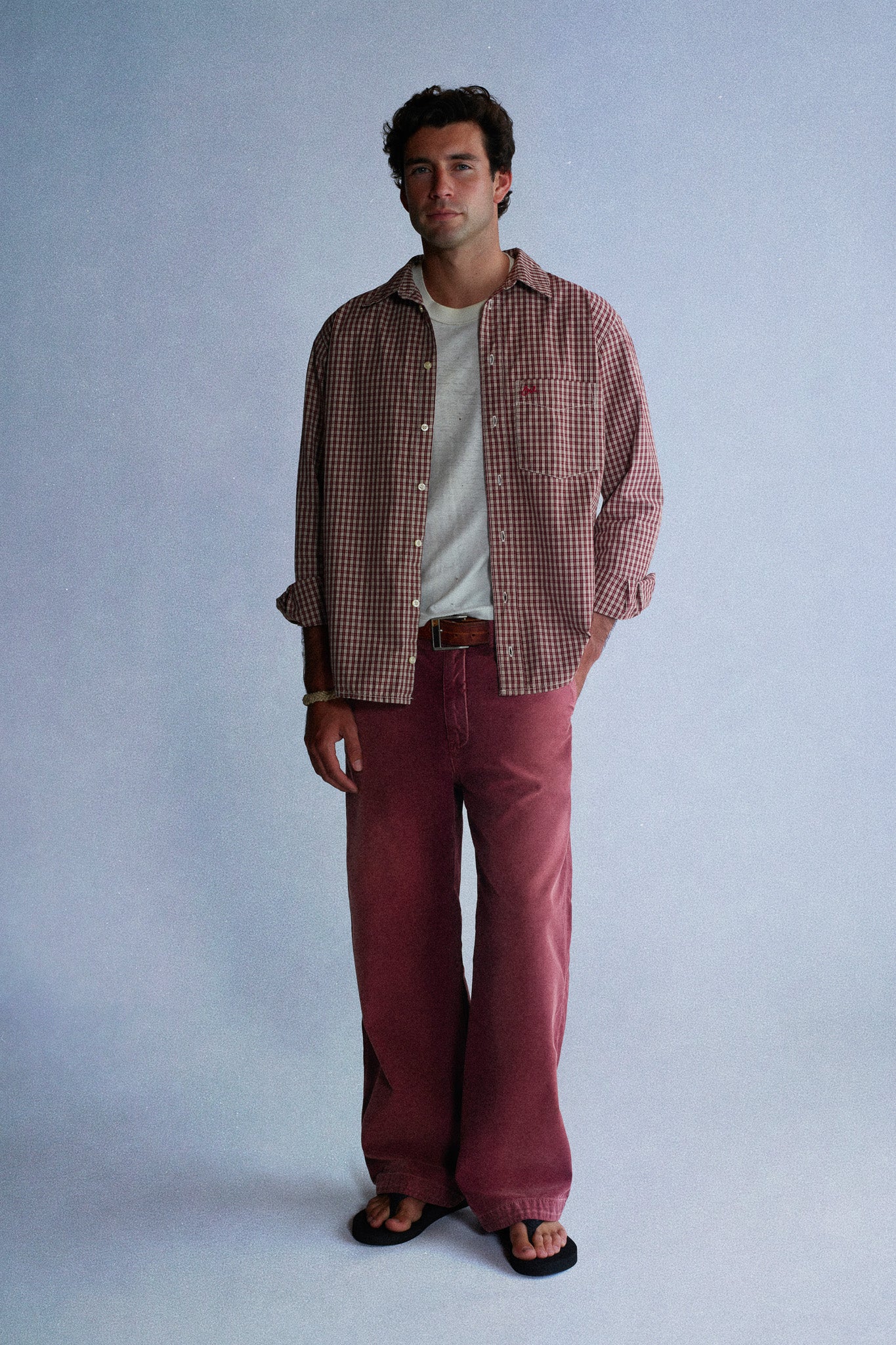 plaid shirt