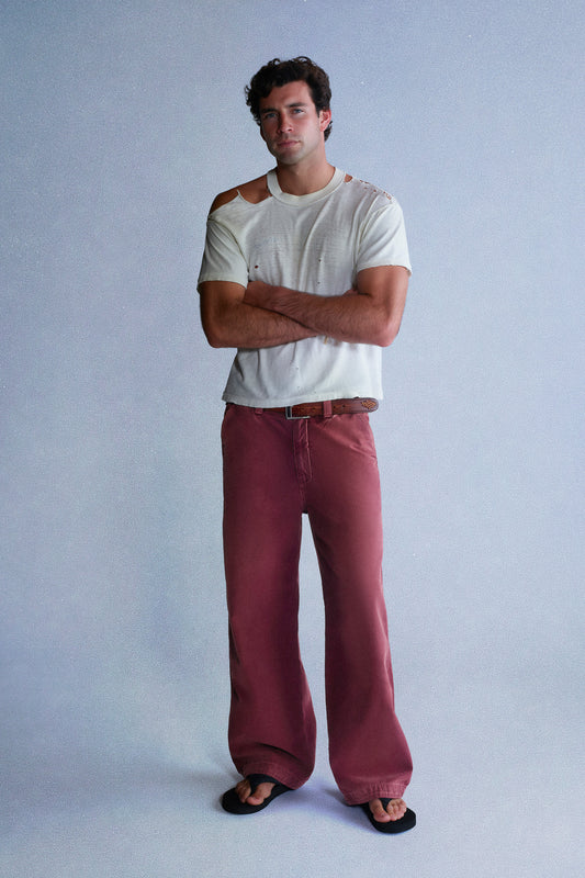 cranberry chino pants
