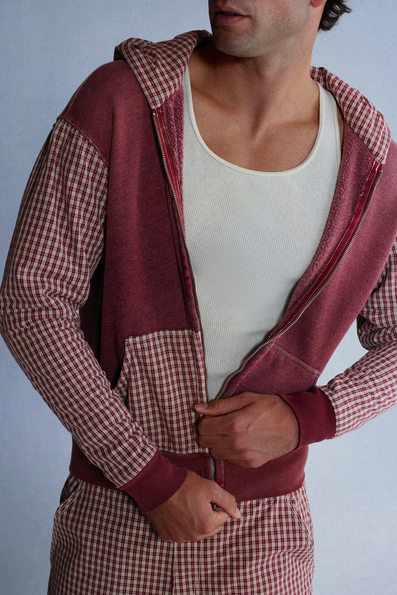 lightweight zip up
