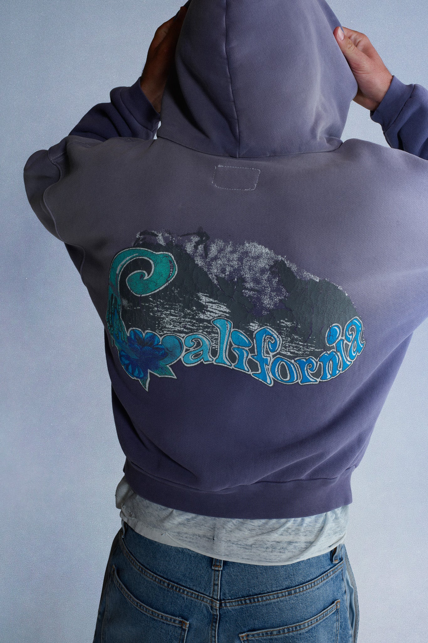 california zip up hoodie