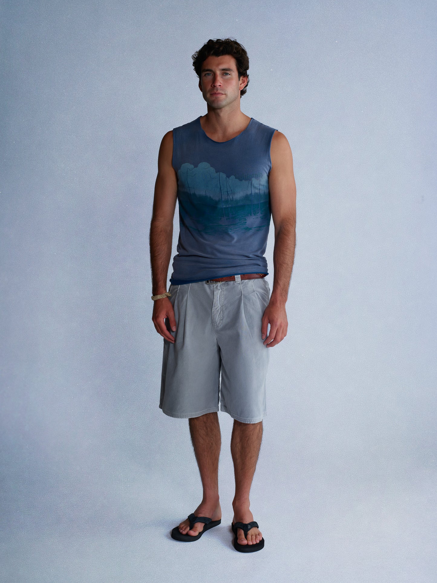 sunfaded chino shorts