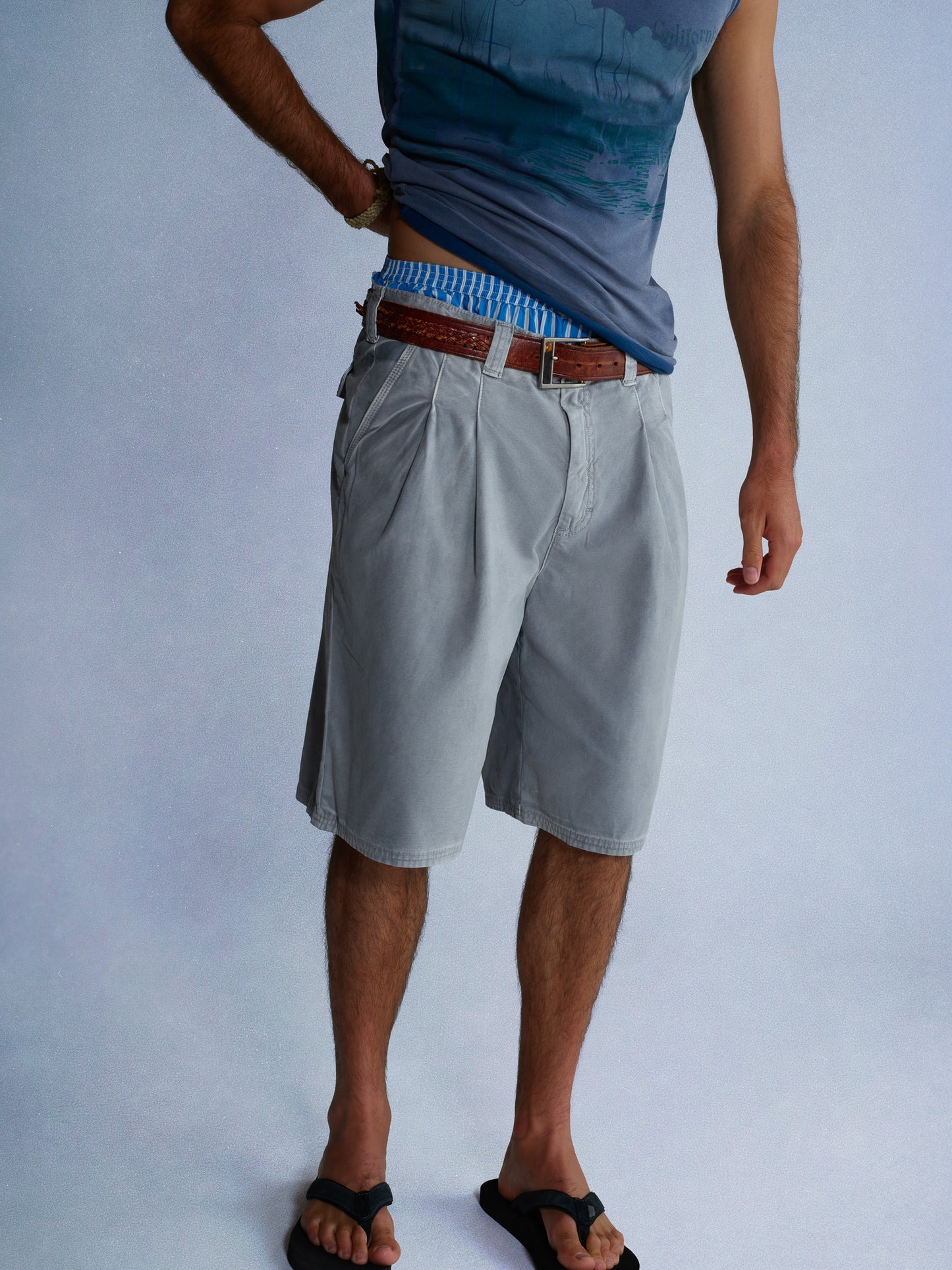 sunfaded chino shorts