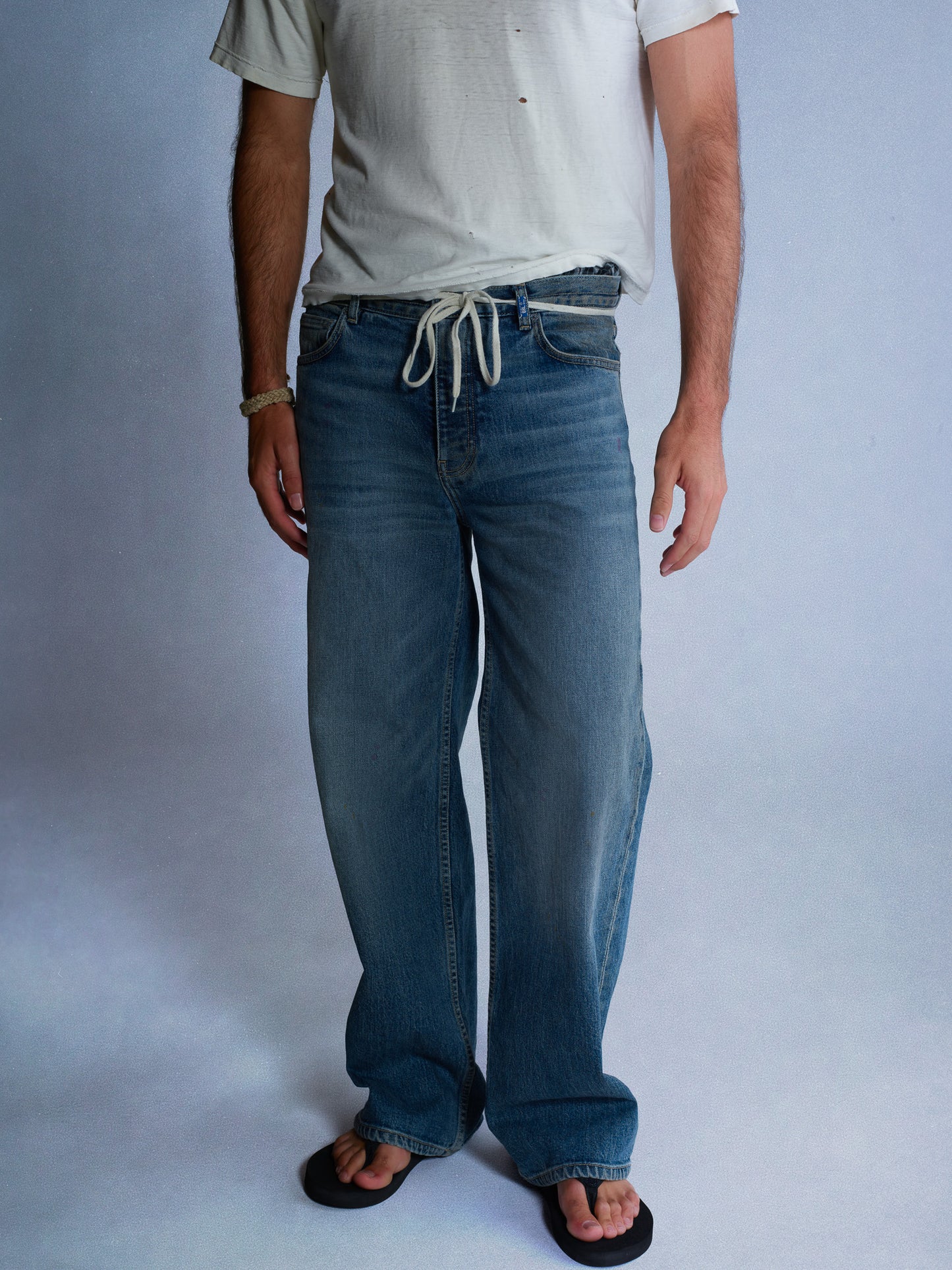 relaxed denim jeans