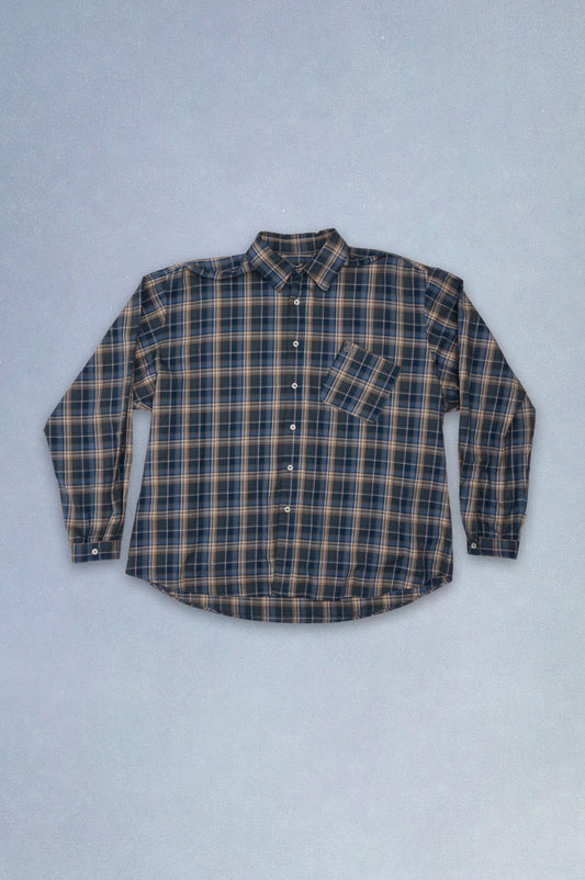 Blue Plaid Shirt