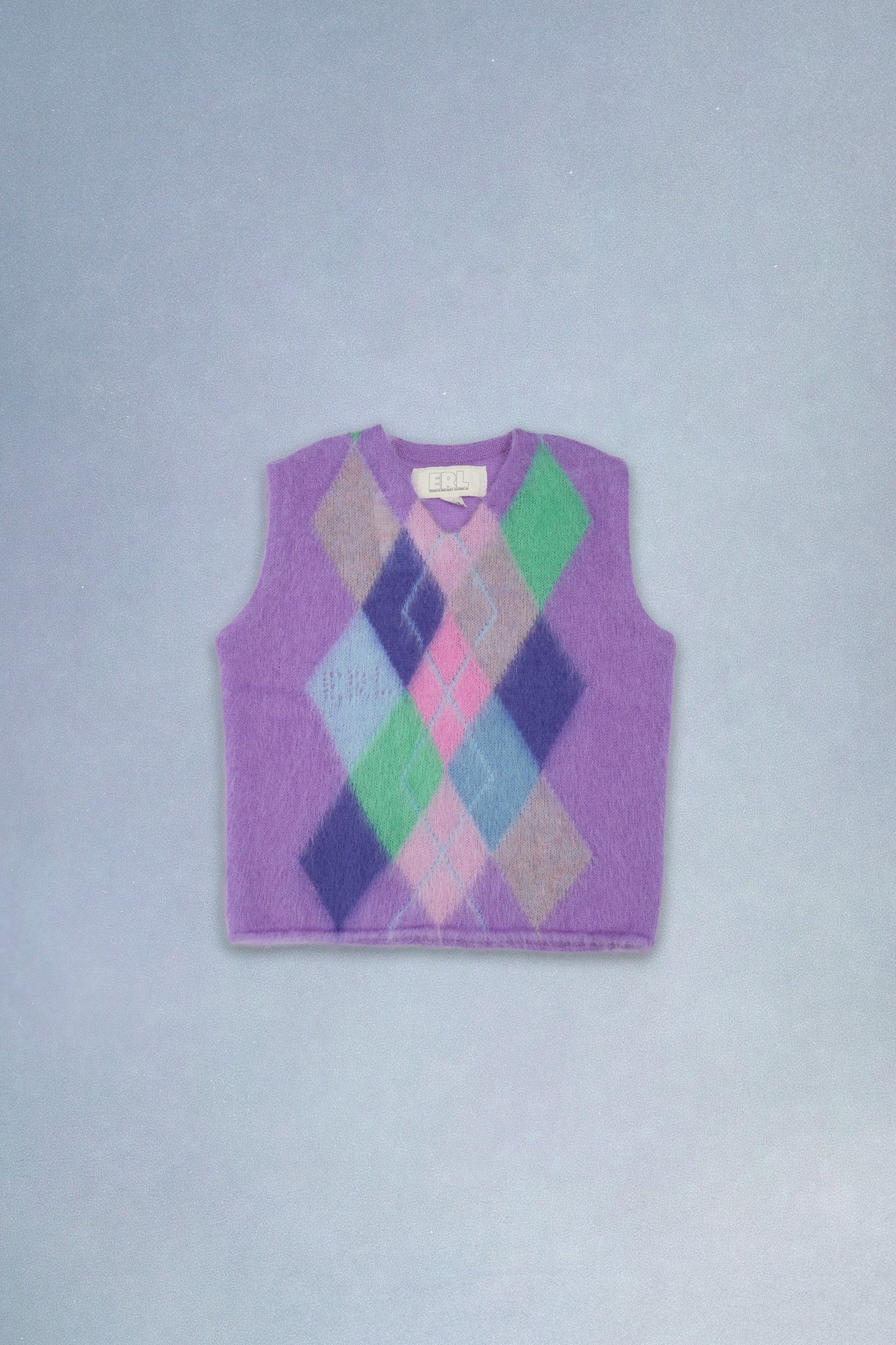 Argyle Mohair Vest