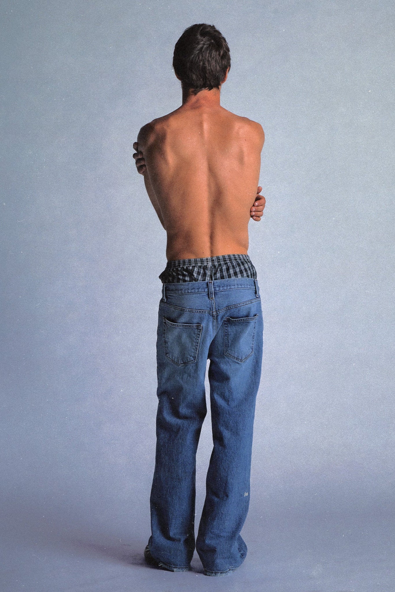 Denim Straight Leg Jeans