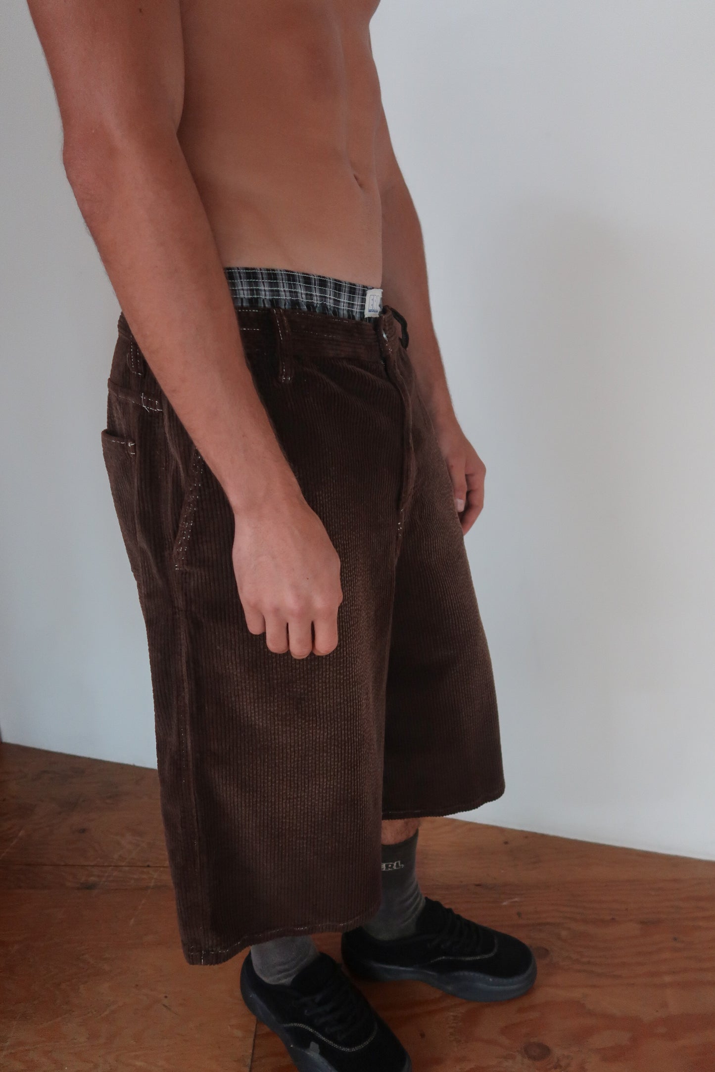 Corduroy boardwalk short