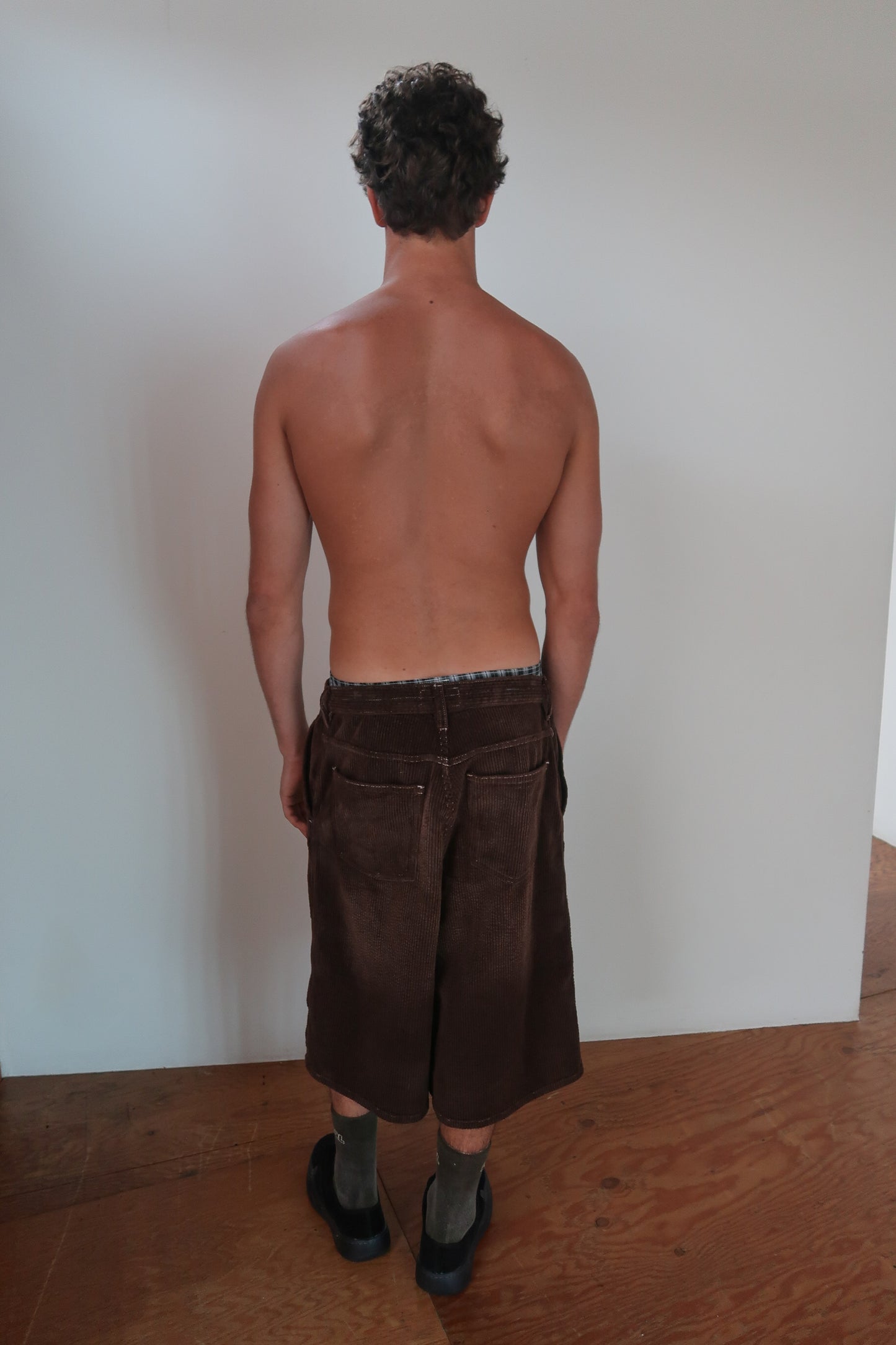 Corduroy boardwalk short