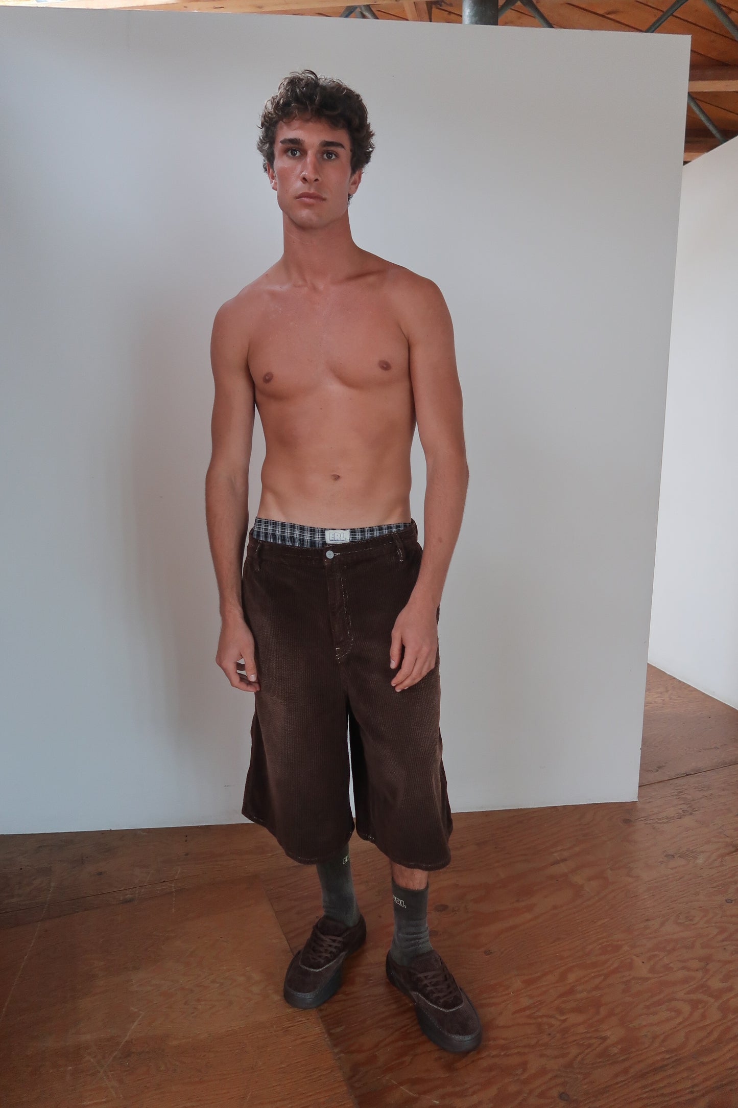 Corduroy boardwalk short