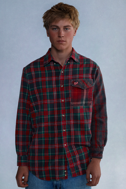 One of one artisanal plaid shirt