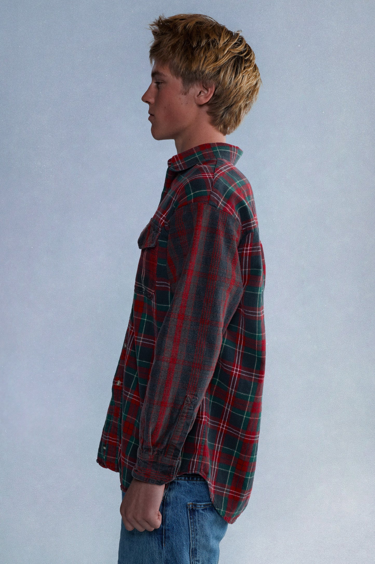 One of one artisanal plaid shirt