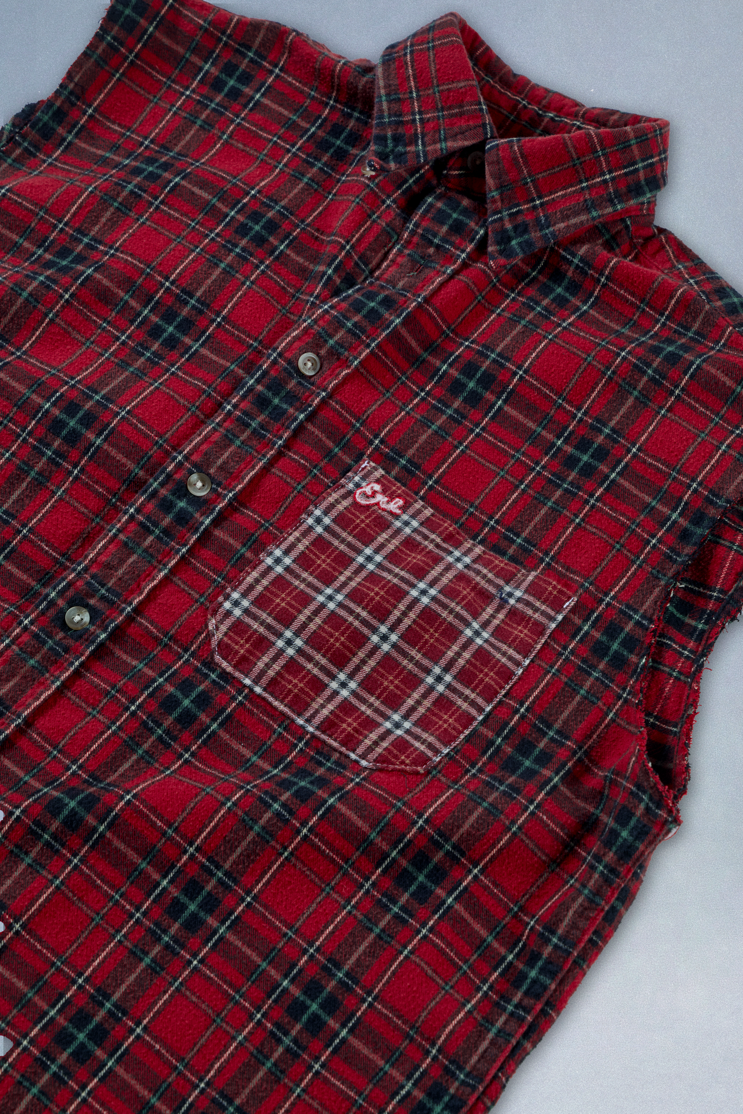 One of one artisanal plaid shirt
