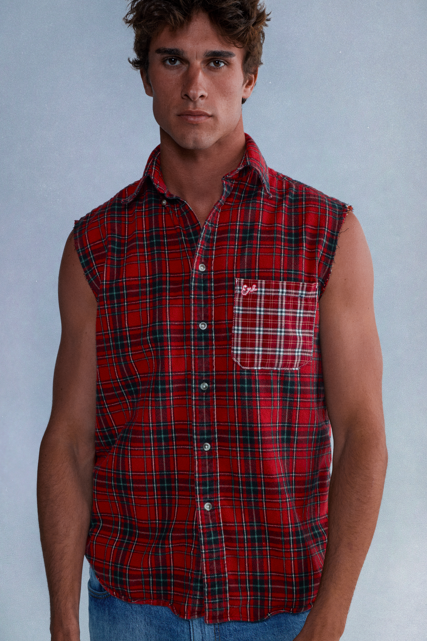 One of one artisanal plaid shirt