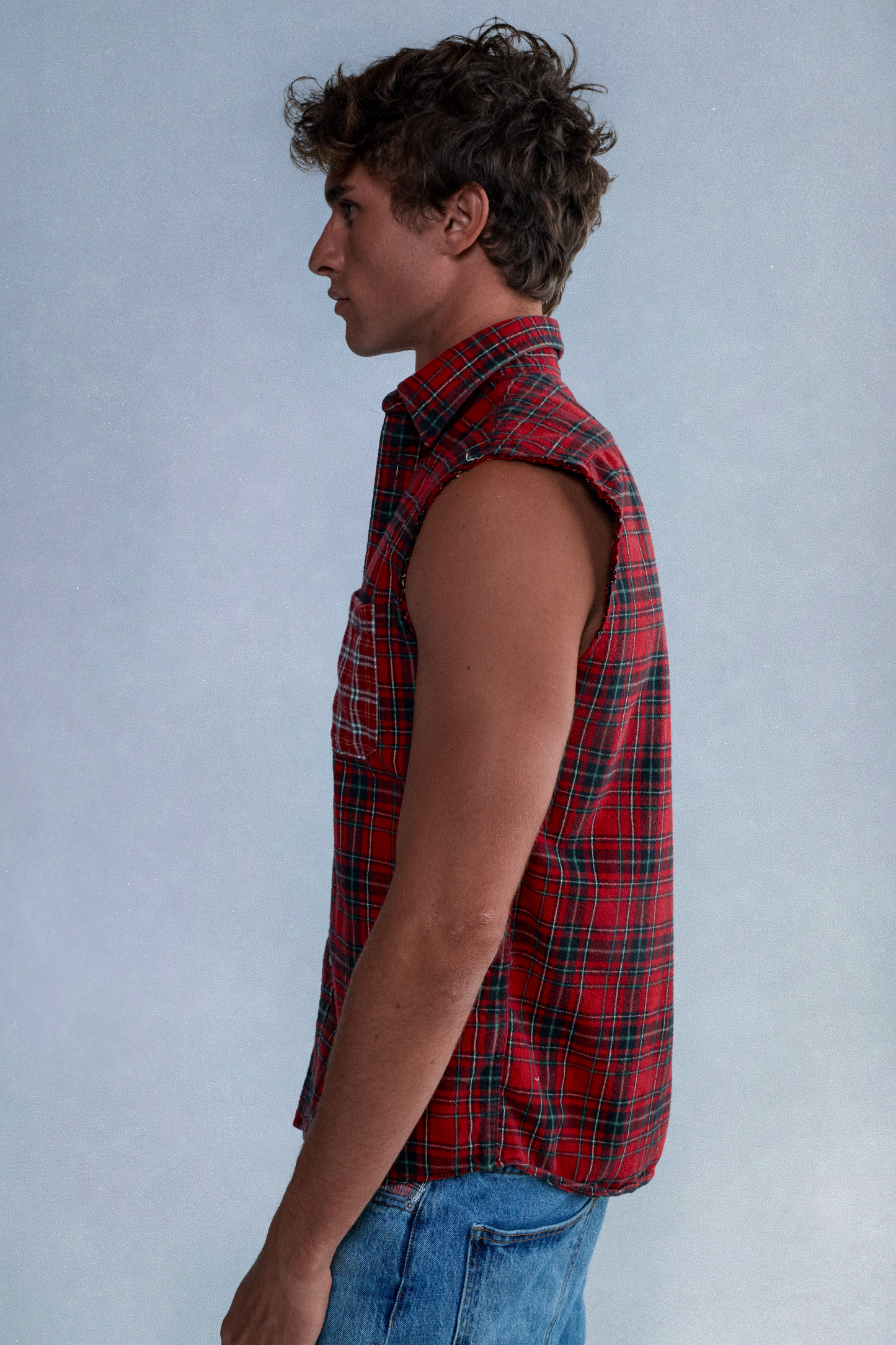 One of one artisanal plaid shirt