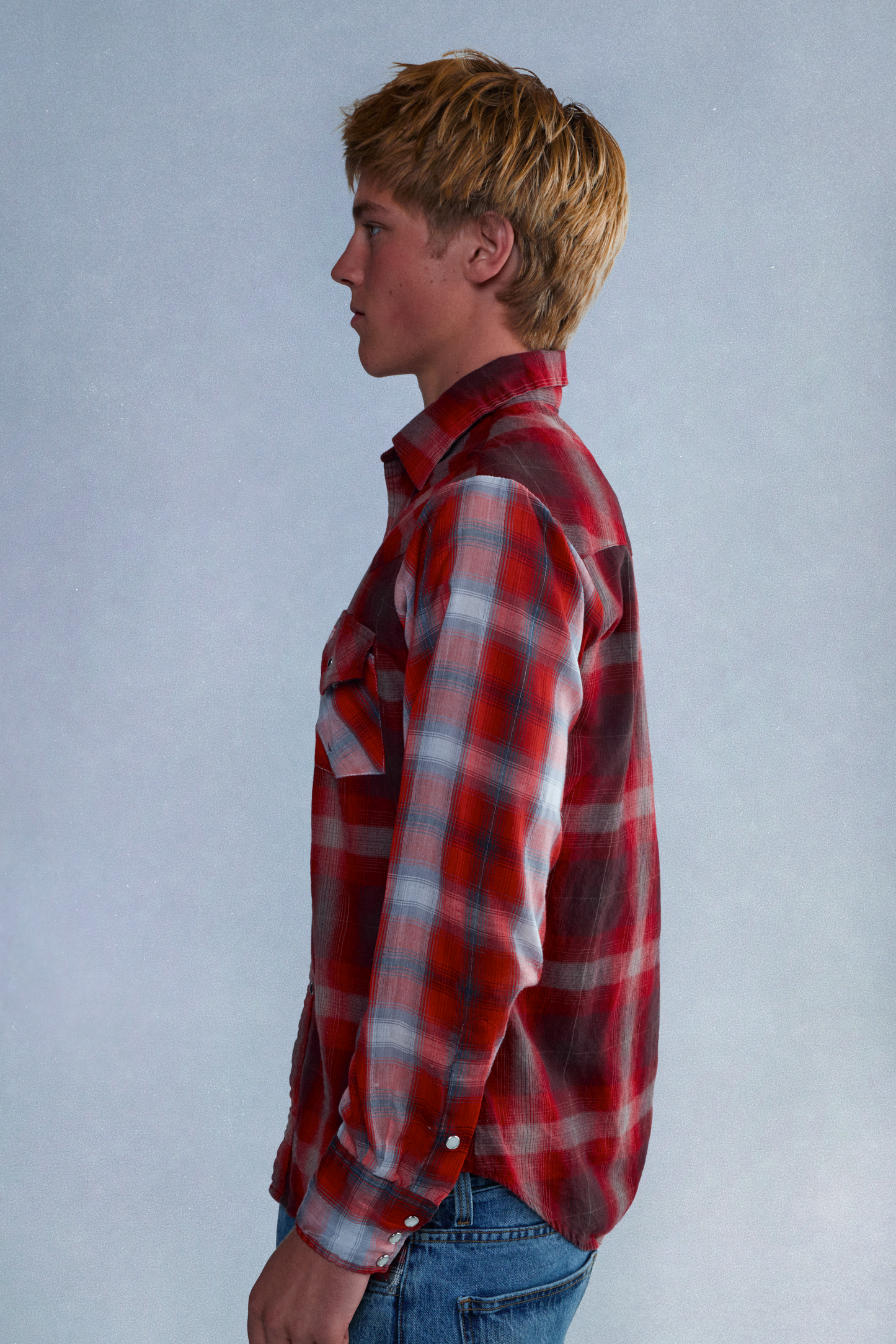 One of one artisanal plaid shirt