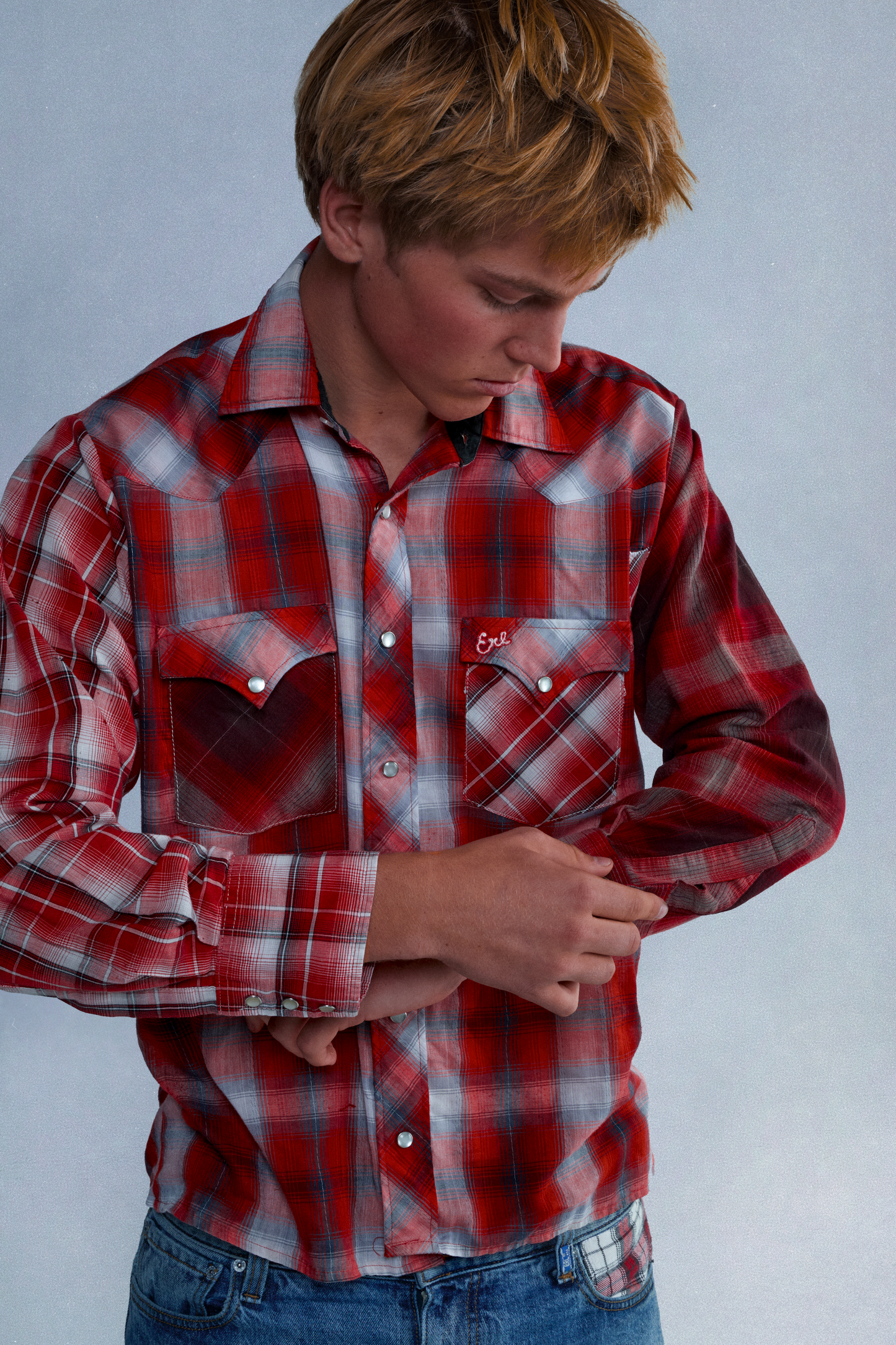 One of one artisanal plaid shirt