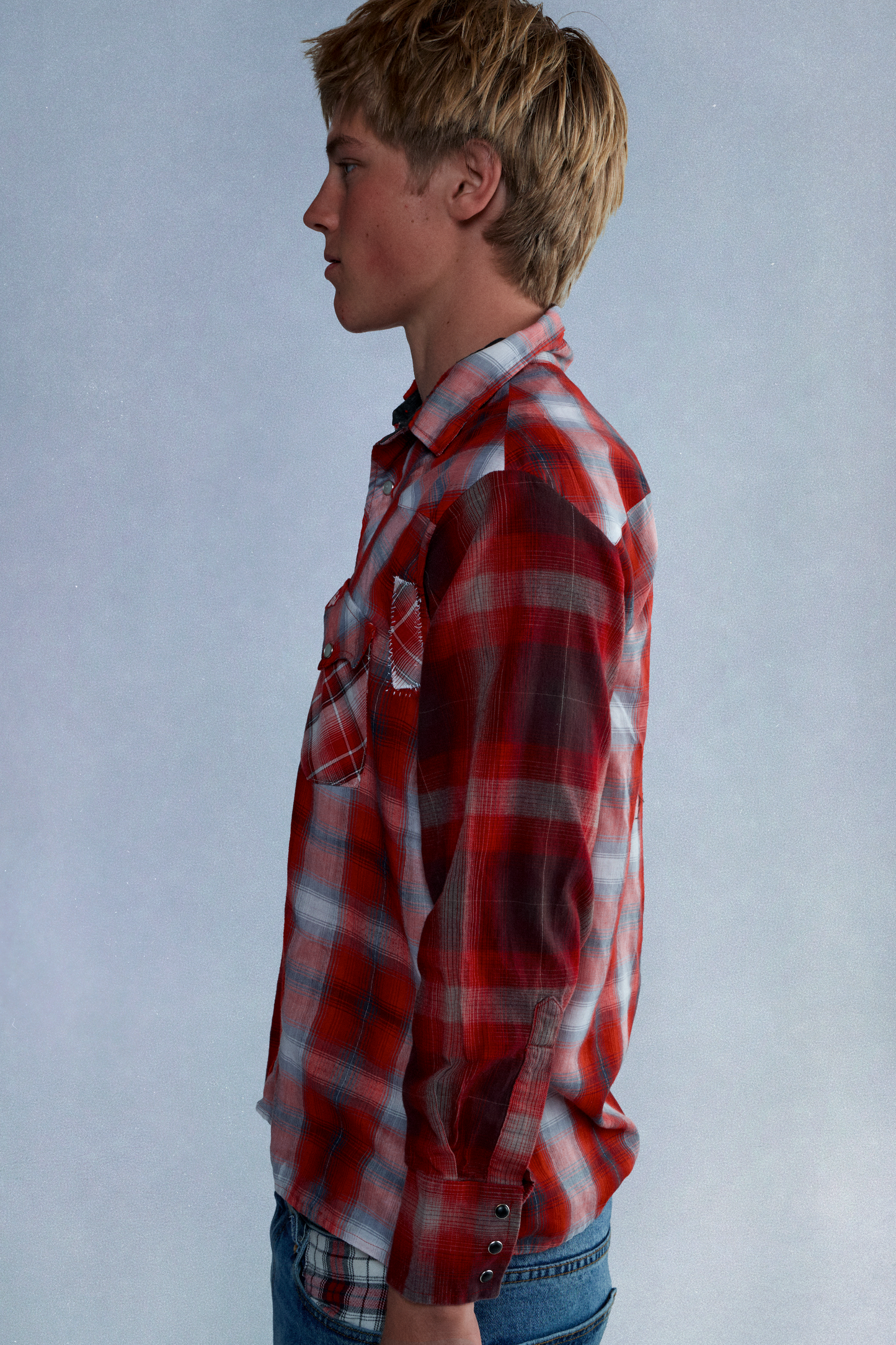 One of one artisanal plaid shirt