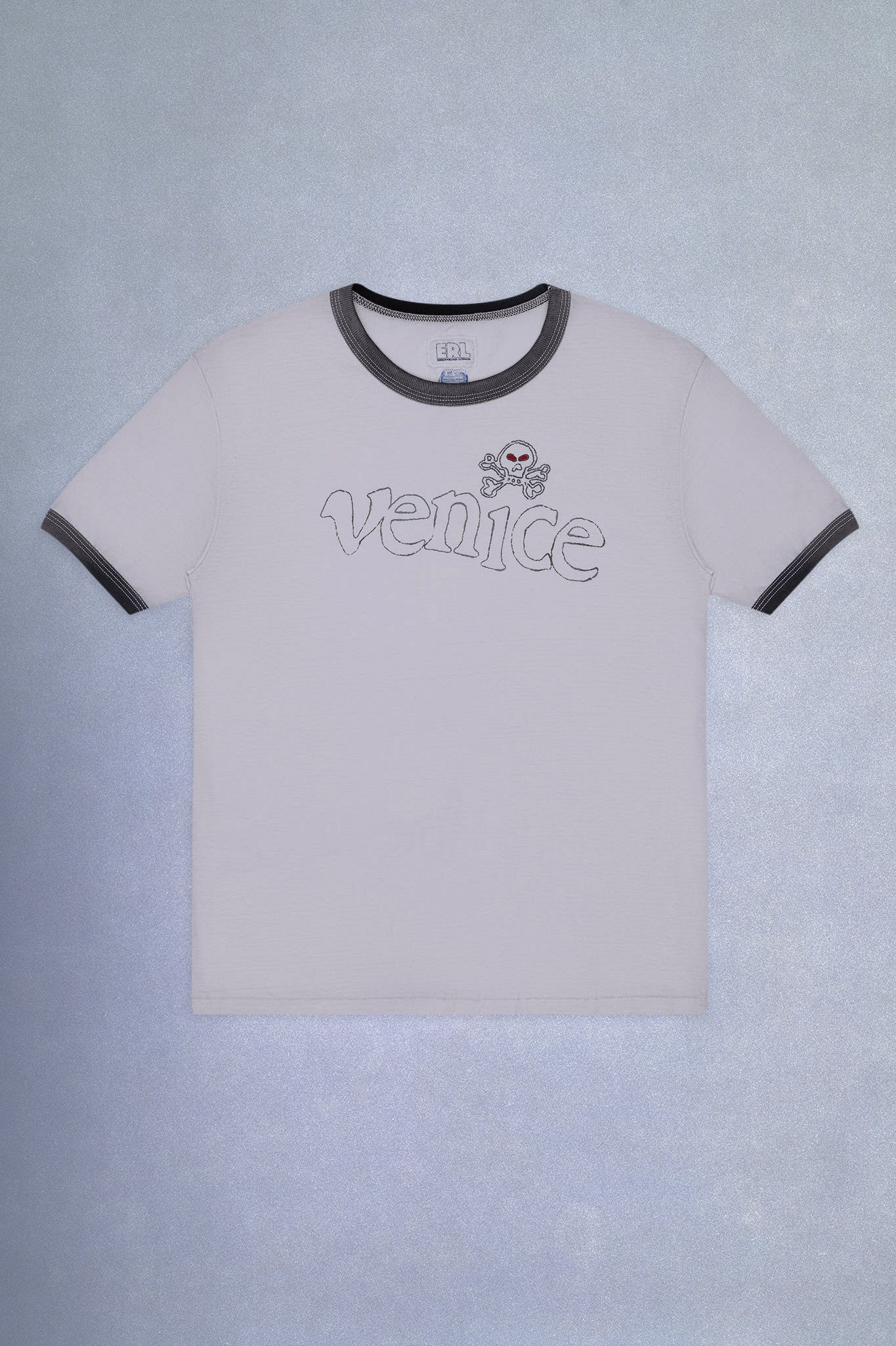 Venice skull ringer tee