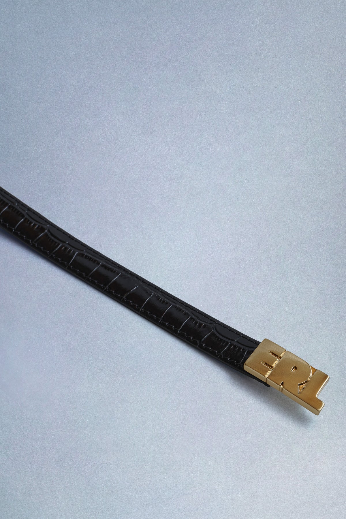 ERL skinny croc belt