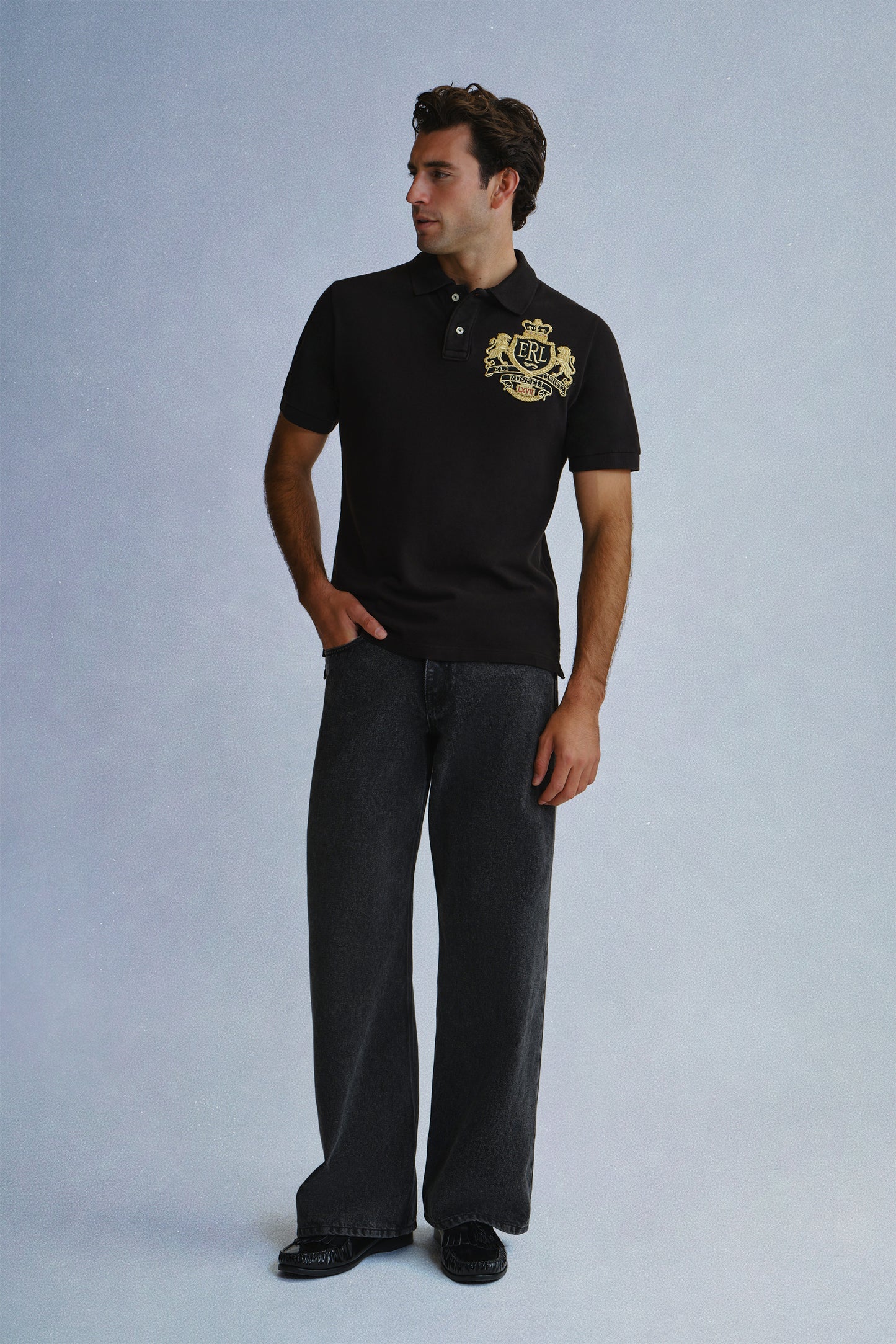 black crest polo