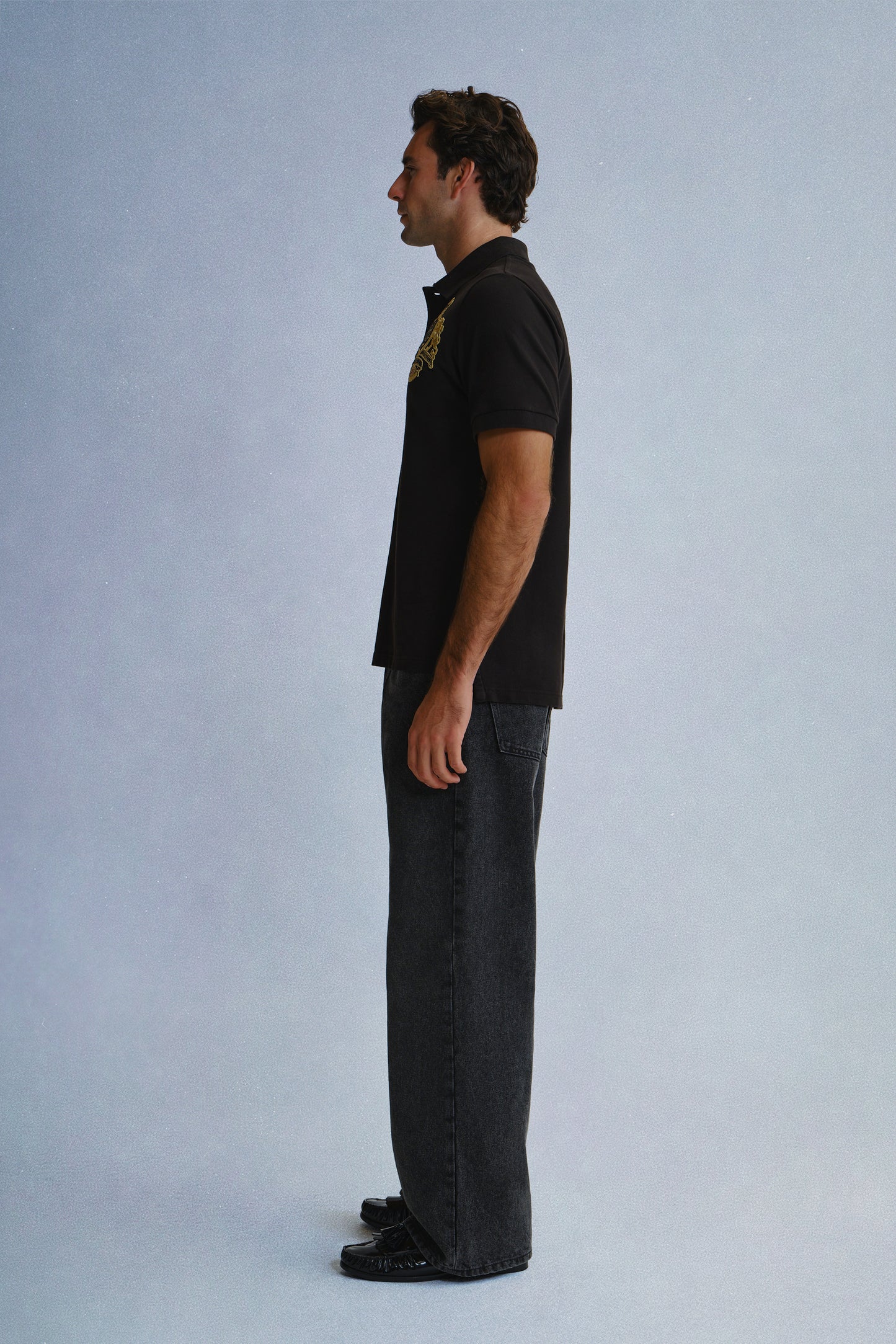 black crest polo
