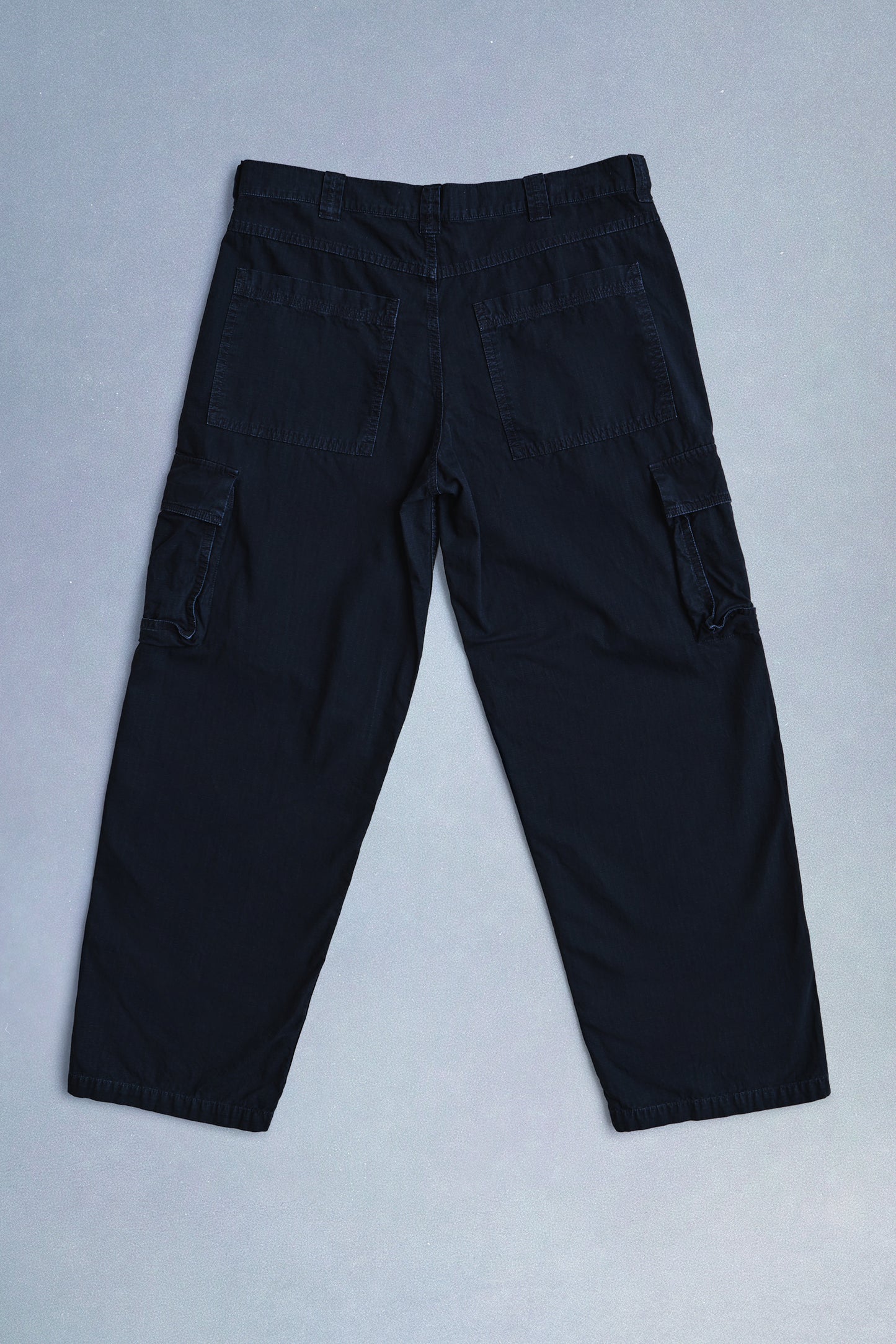 black ripstop cargo pants