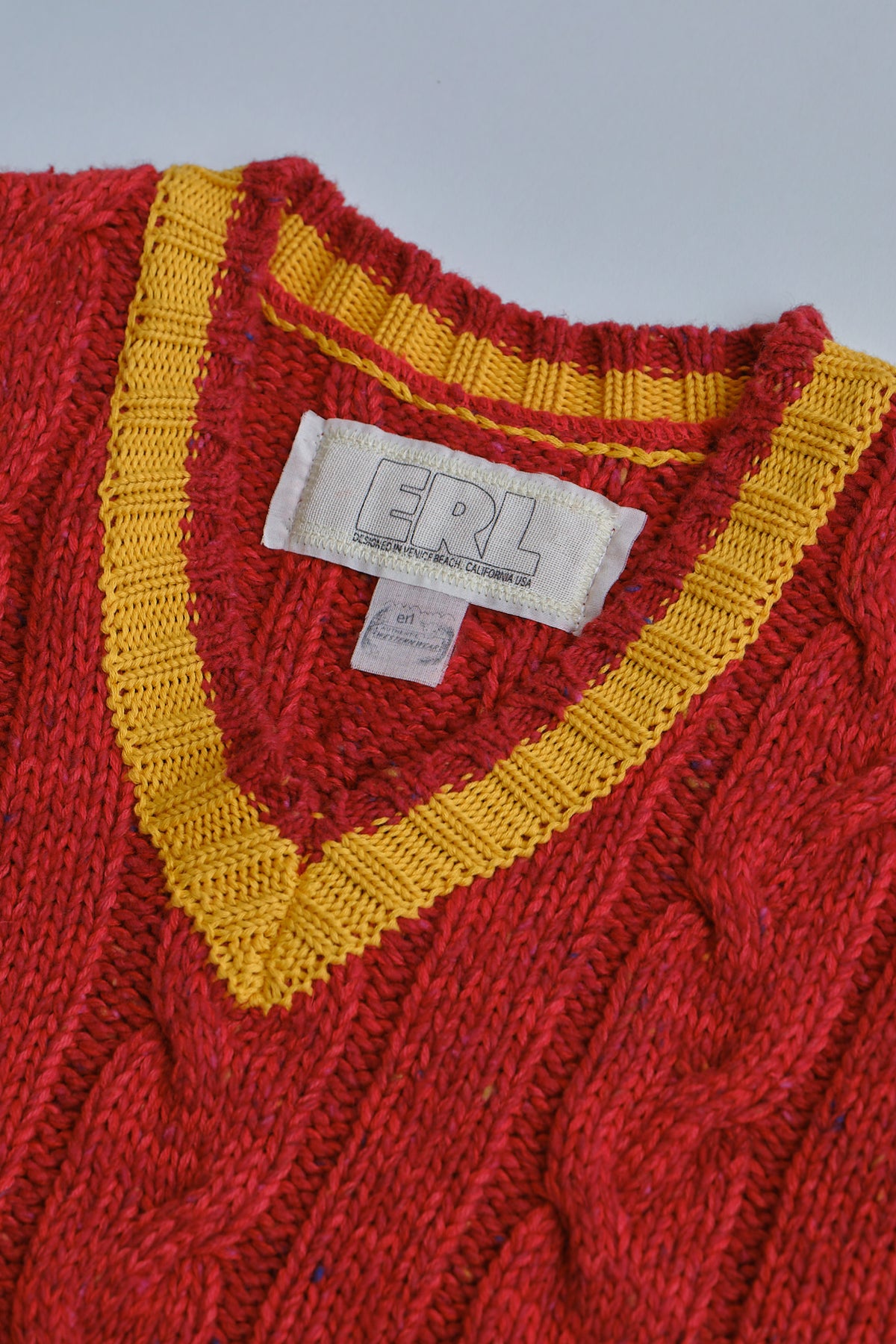 cable knit vest