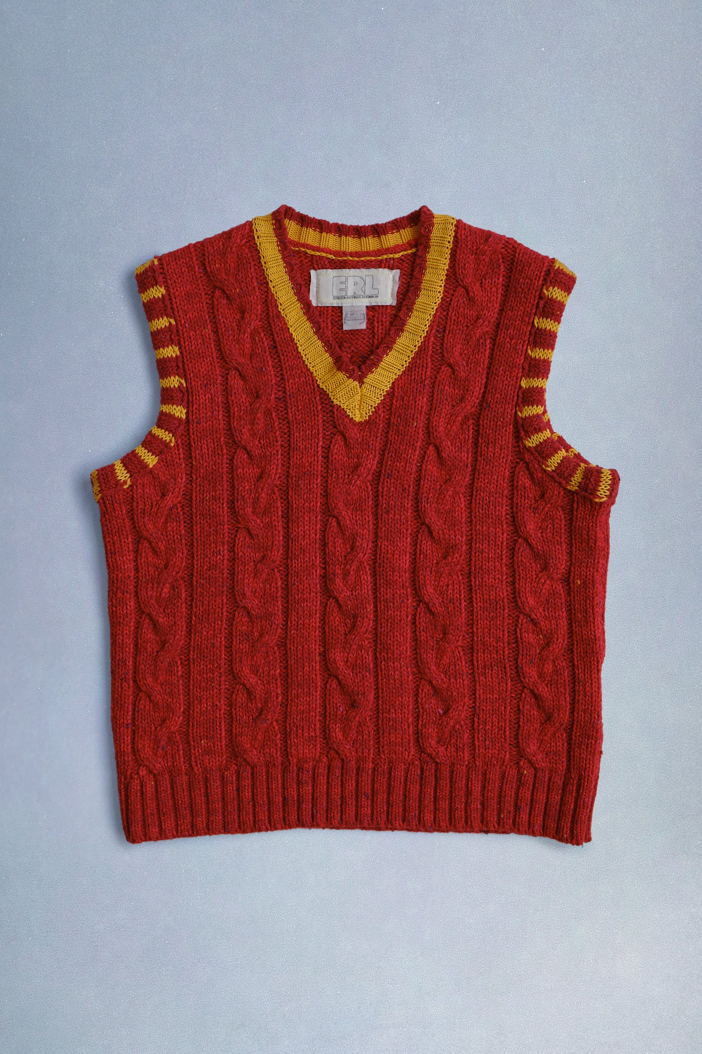 cable knit vest