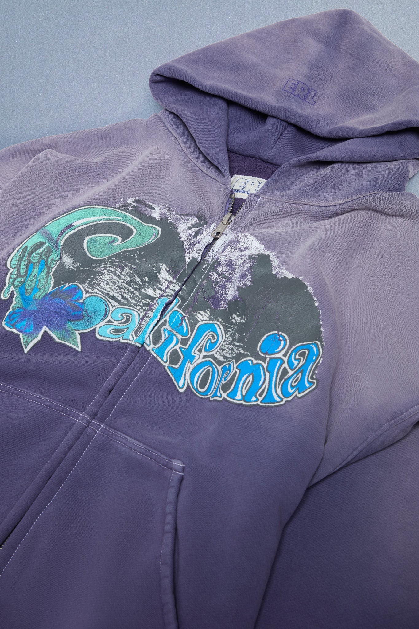california zip up hoodie