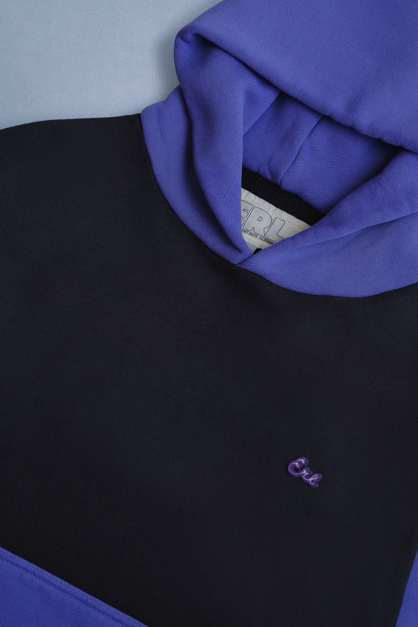 color block hoodie
