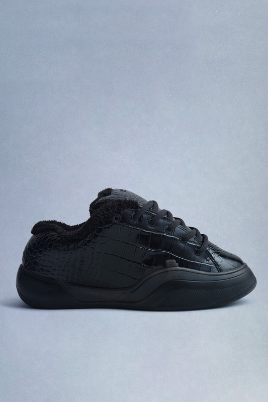 noir croco vamps