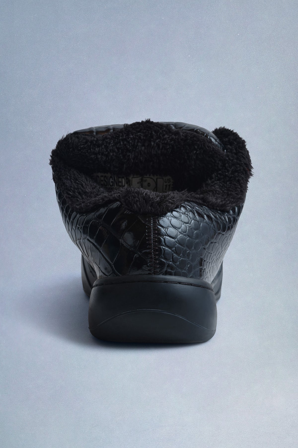 noir croco vamps