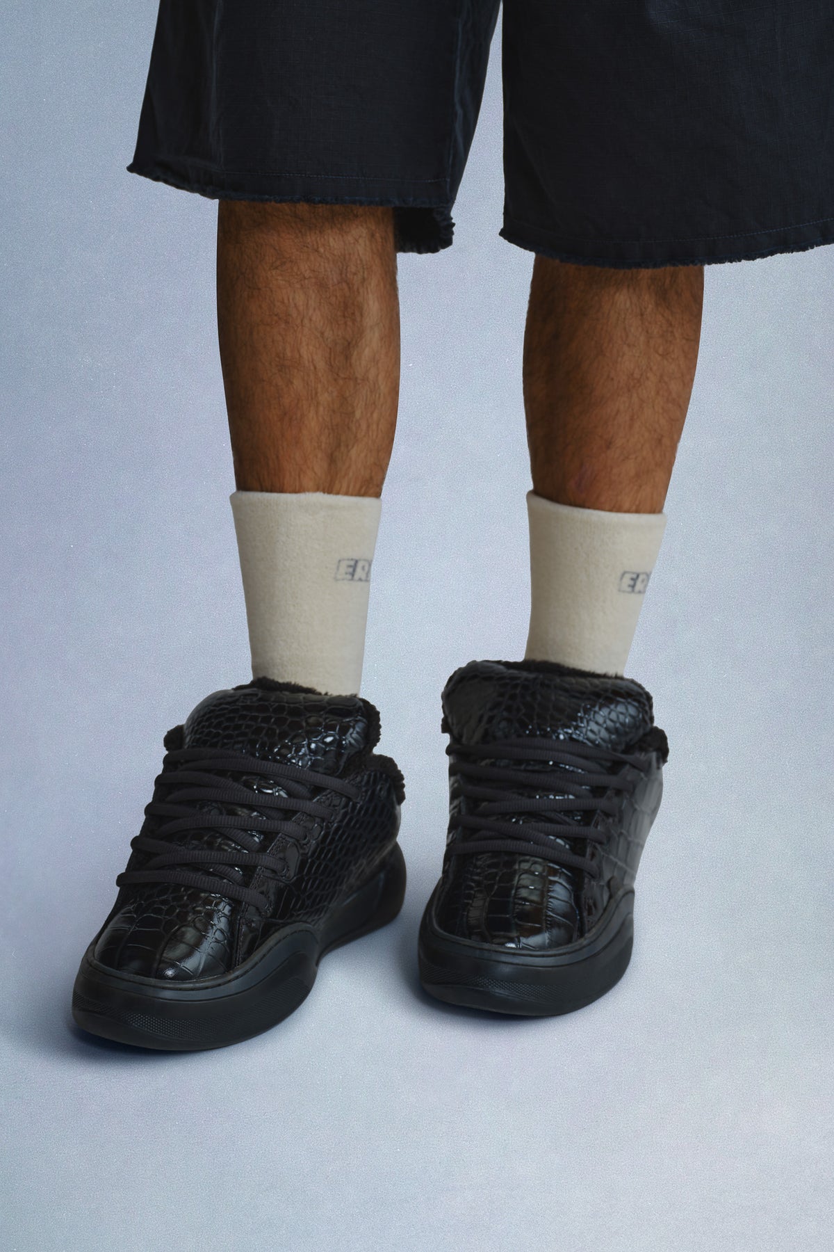 noir croco vamps