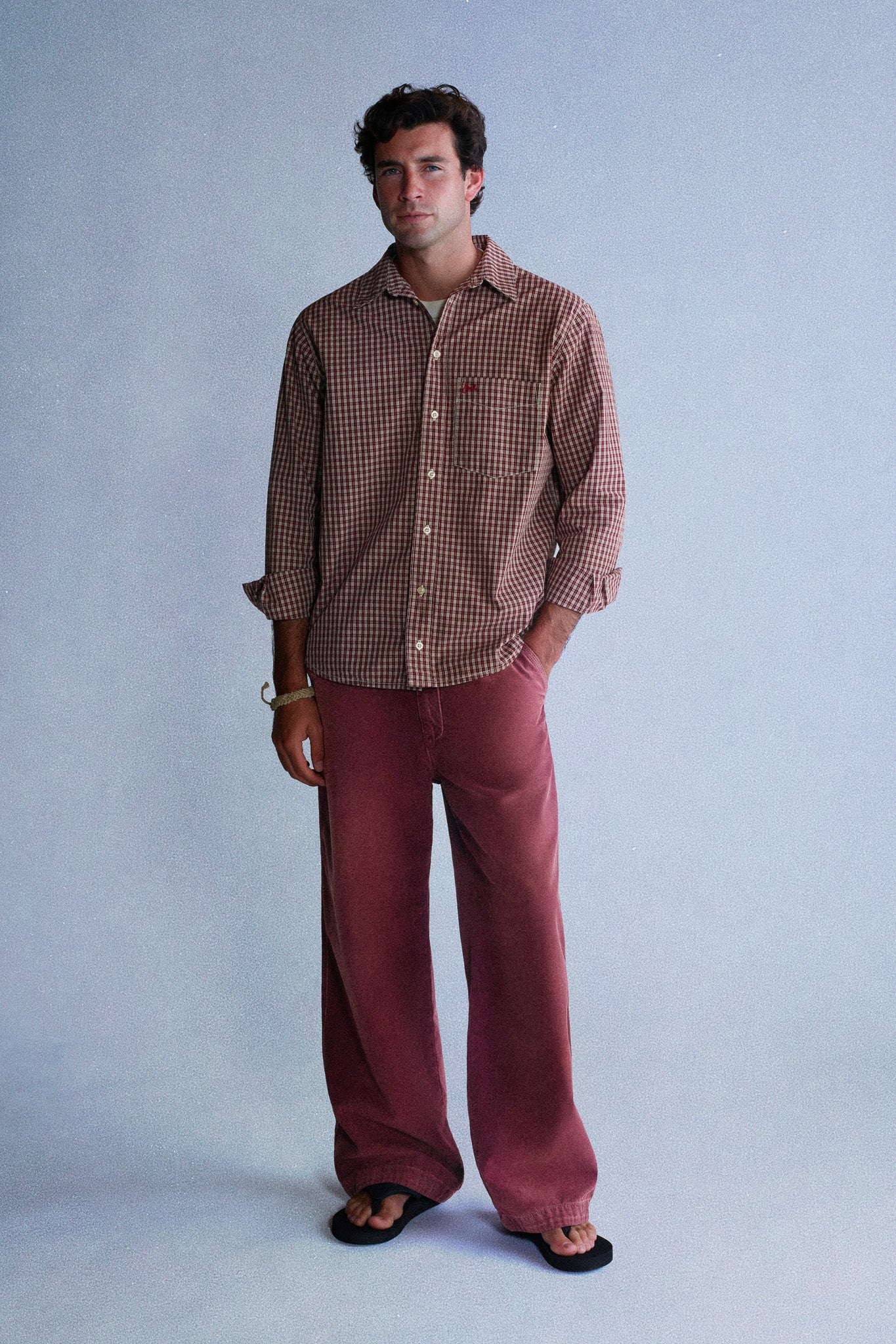 plaid shirt