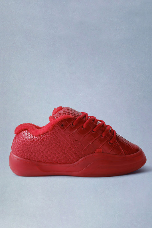 rouge croco vamps