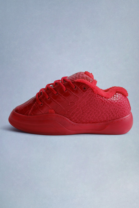 rouge croco vamps