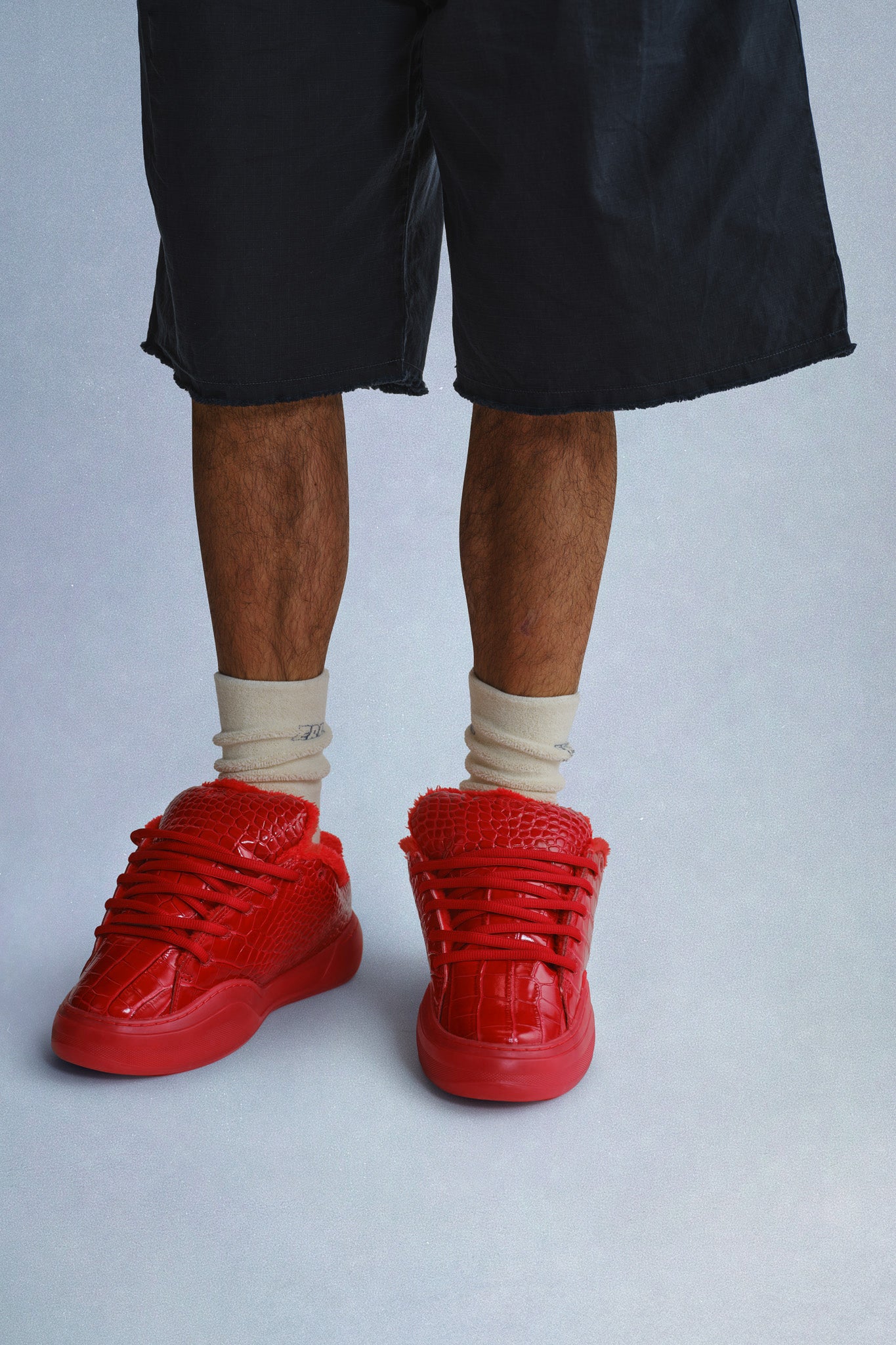 rouge croco vamps
