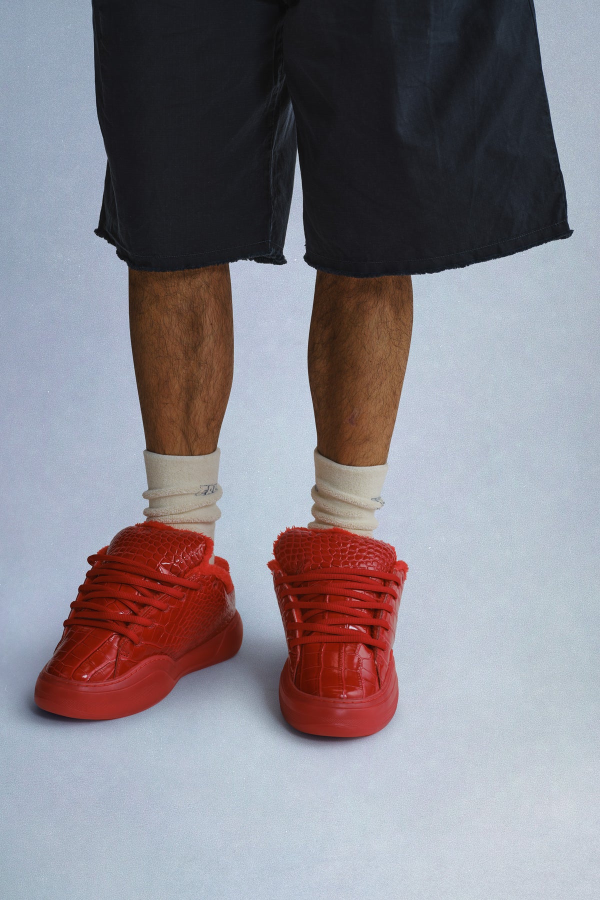 rouge croco vamps