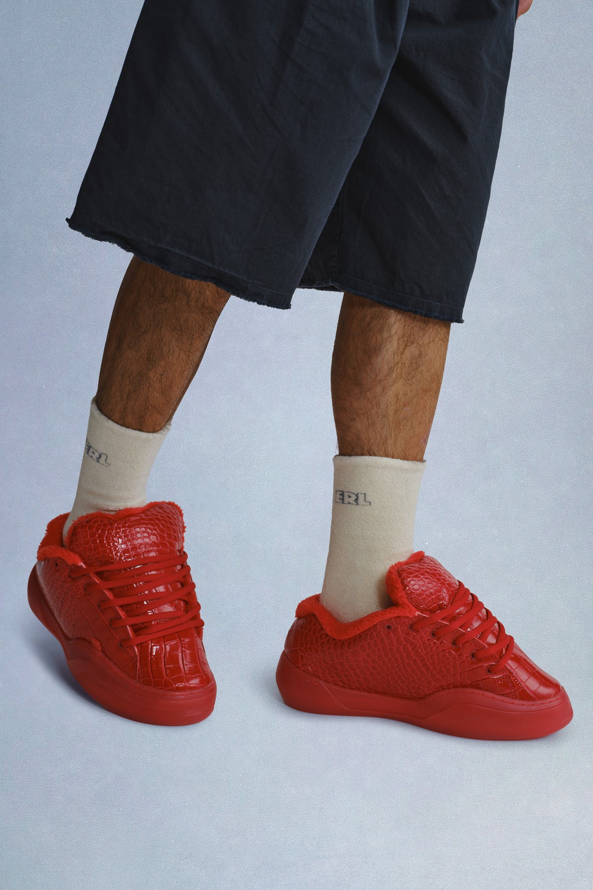 rouge croco vamps