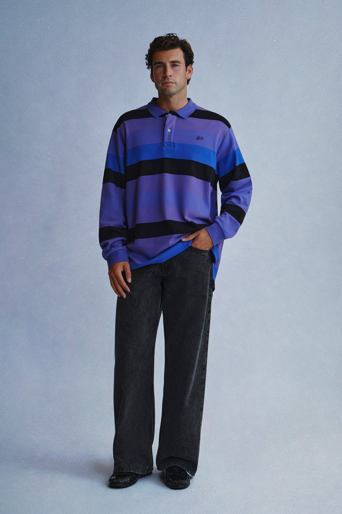 striped rugby long sleeve