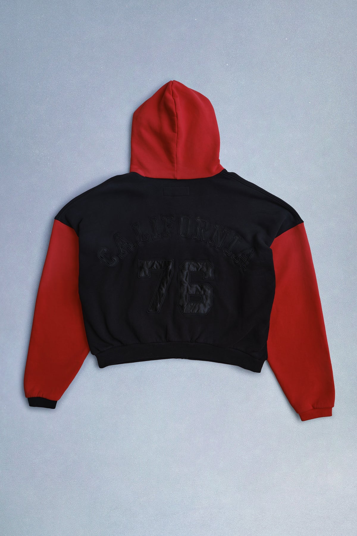 varsity zip up hoodie