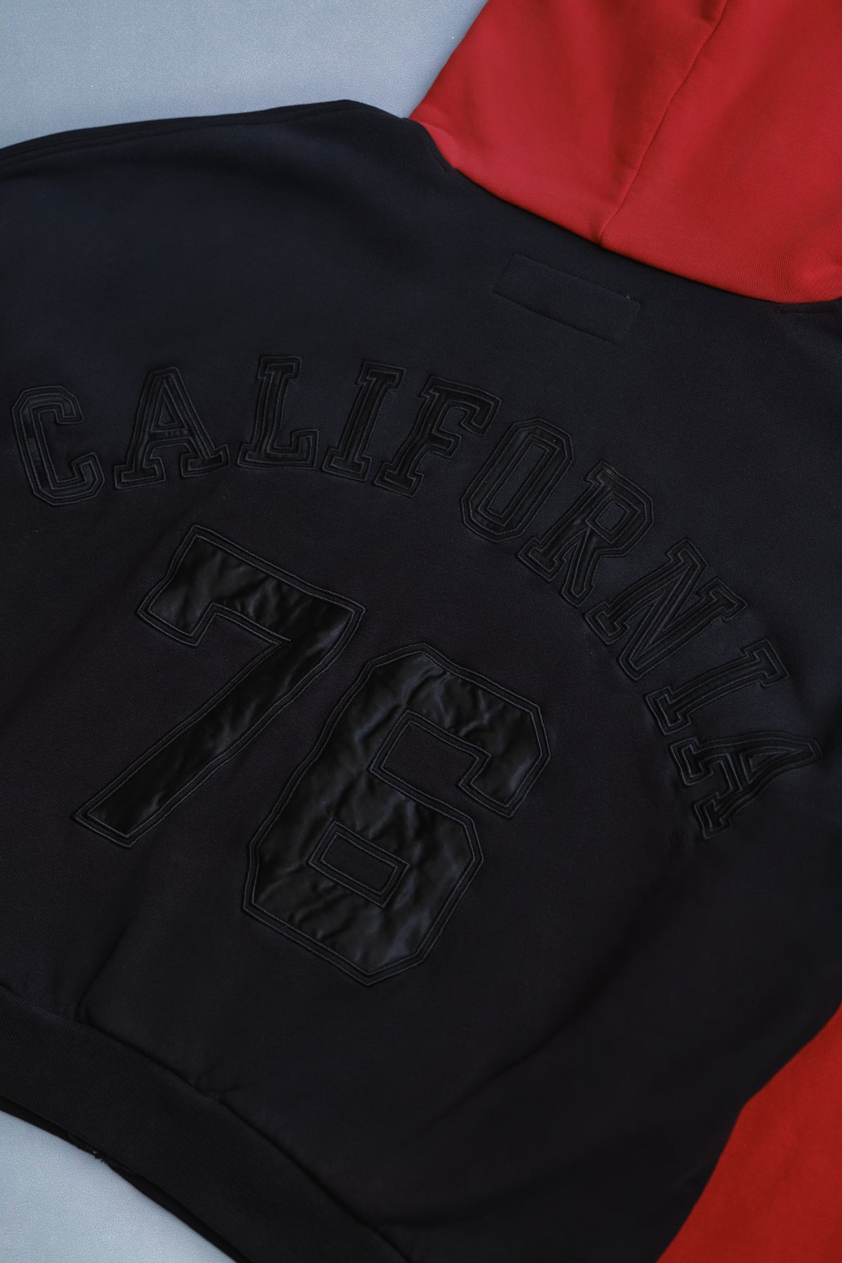 varsity zip up hoodie
