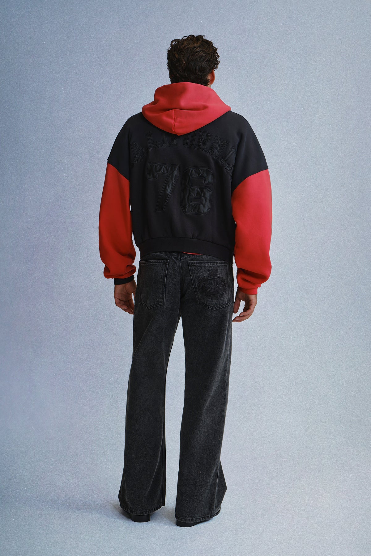 varsity zip up hoodie