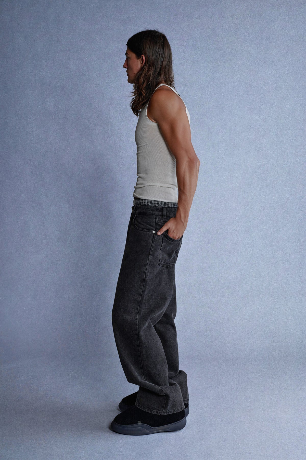 straight cut jeans