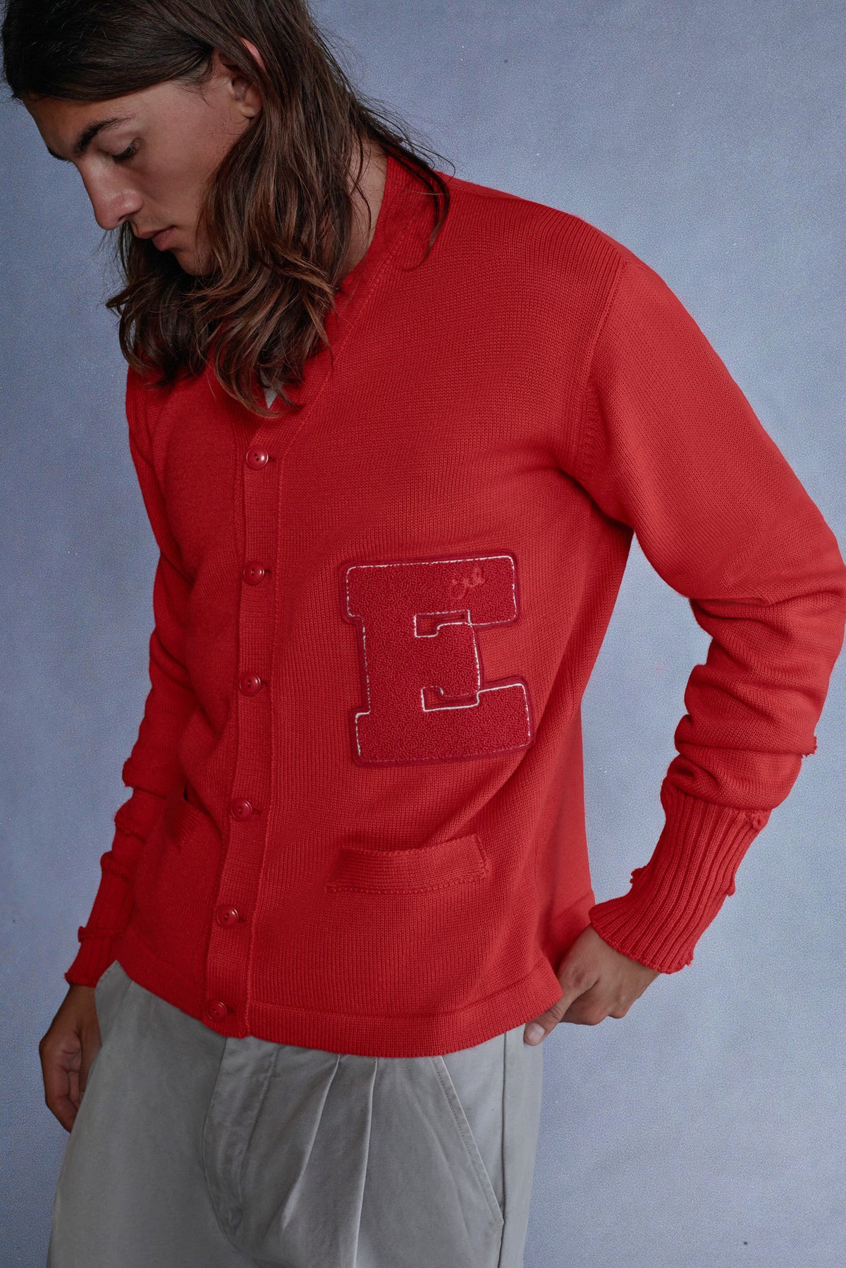 varsity cardigan