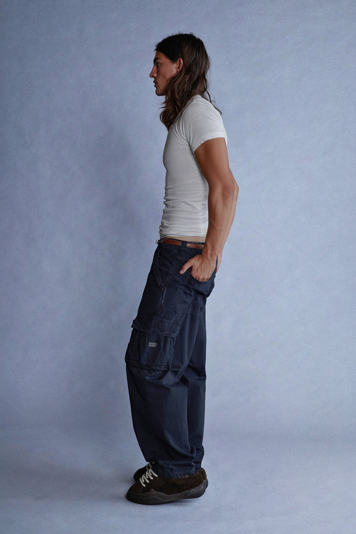 black ripstop cargo pants
