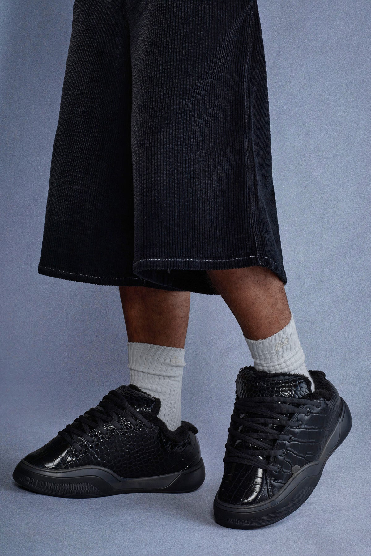 noir croco vamps