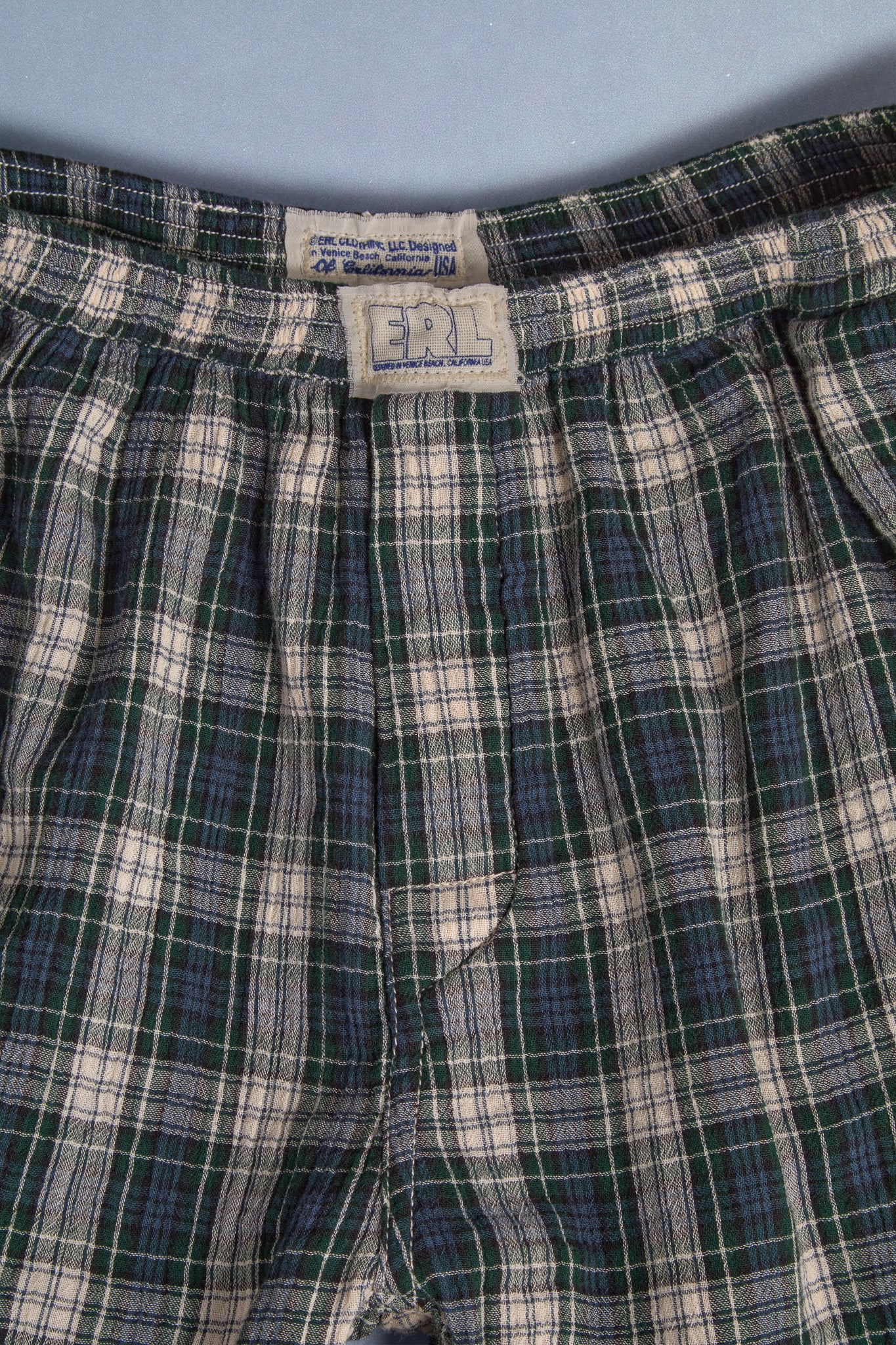 green plaid boxers
